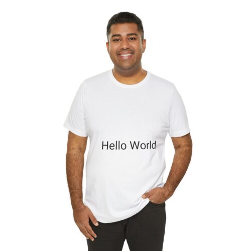 Unisex Jersey Short Sleeve Tee - Image 8